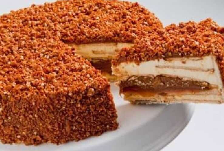 torta doce crocante