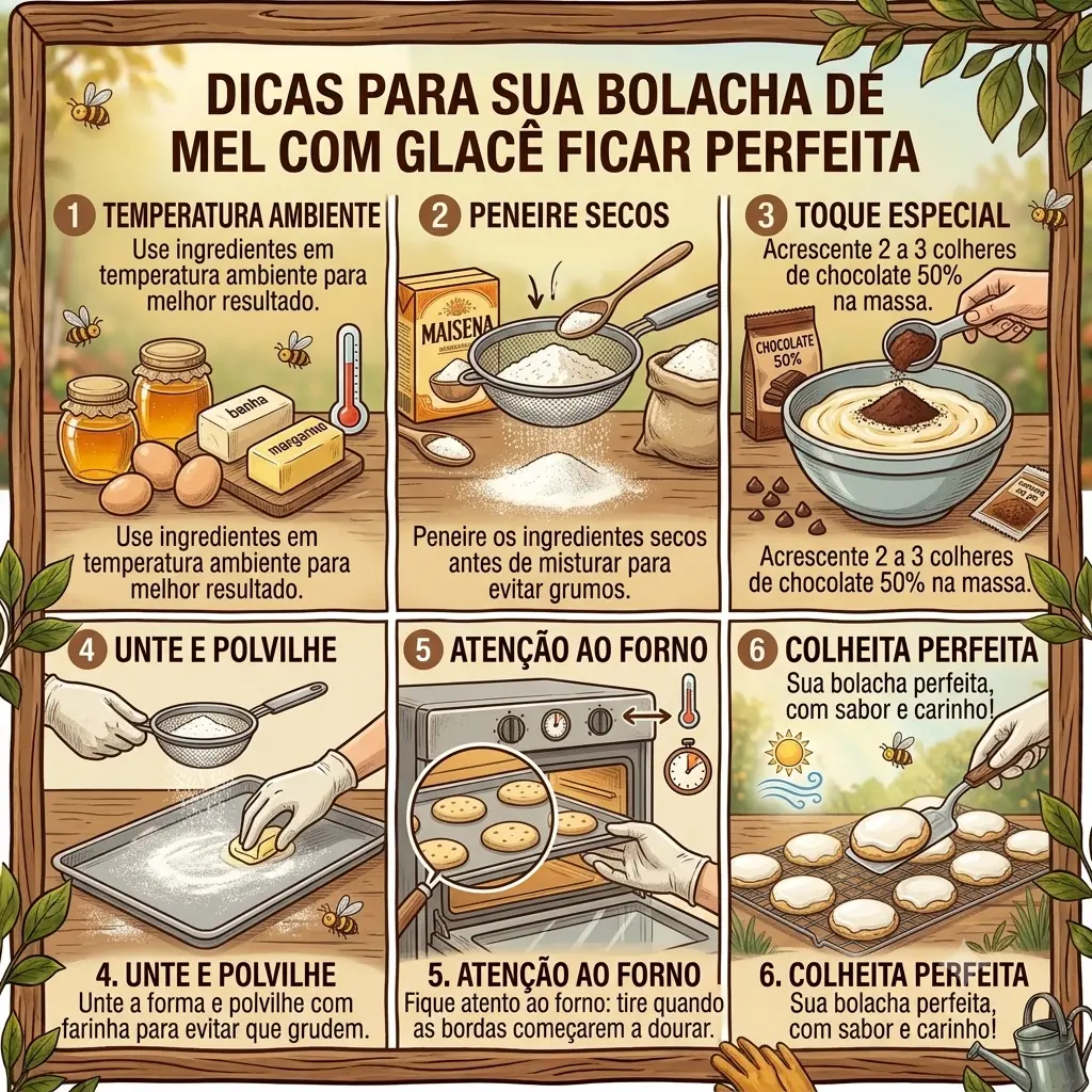 Dicas para sua Bolacha de Mel com Glacê