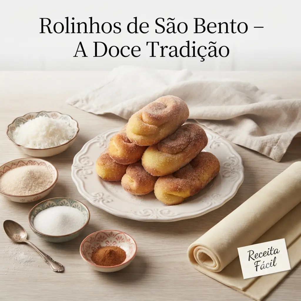 Vamos à receita de rolinho de são bento