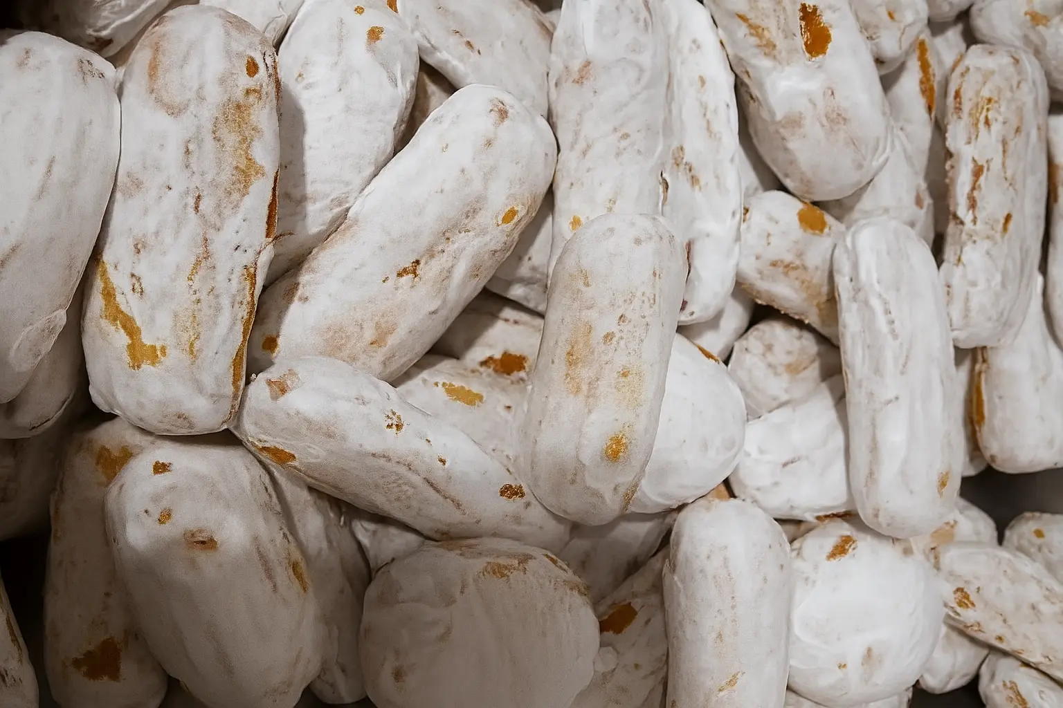 Bolacha de mel com glacê branco decorada, receita caseira tradicional