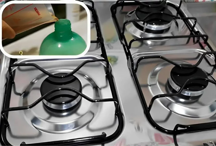 misturinha caseira para limpar fogão