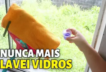 misturinha caseira para limpar vidros – créditos canal dicas verde