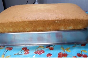 Pão de ló para festa sem leite para bolos de até 6 kgs