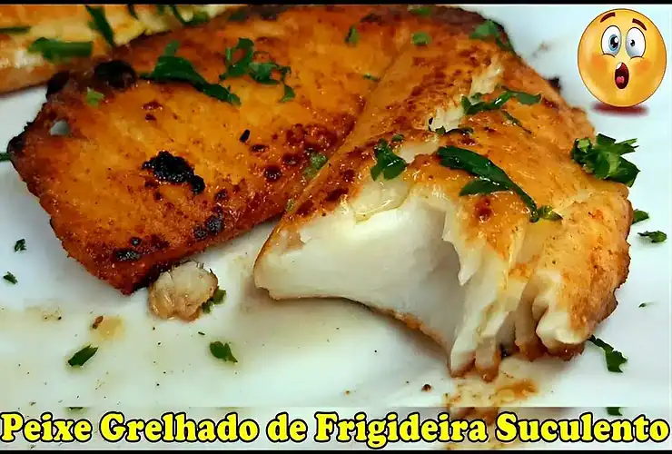 peixe grelhado na frigideira – créditos canal debyianreceitas