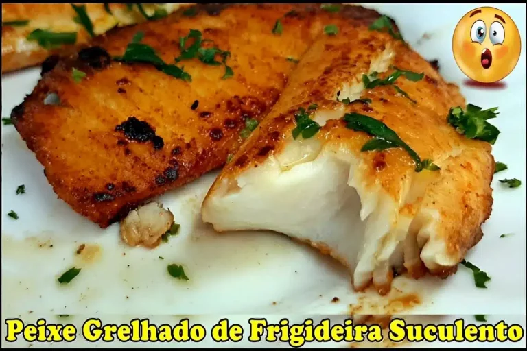 peixe grelhado na frigideira – créditos canal debyianreceitas