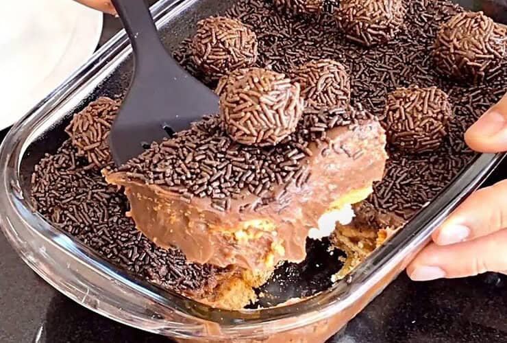 receita de pavê de brigadeiro com bolacha de maisena