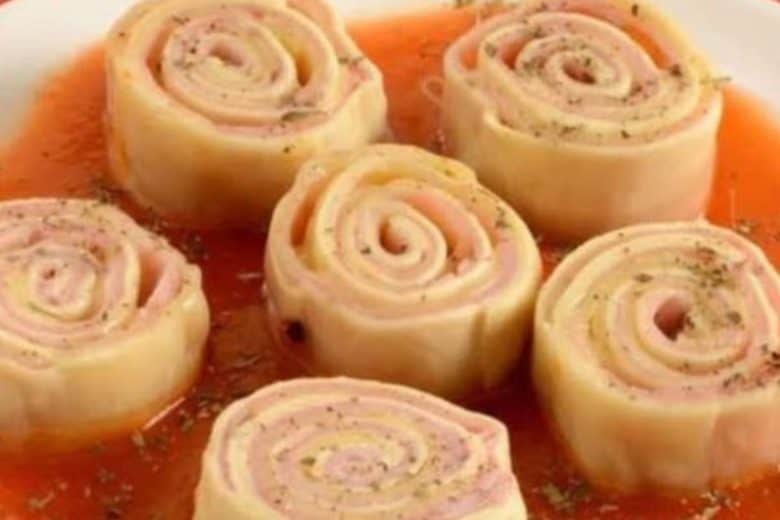 rondelli com massa de pastel simples