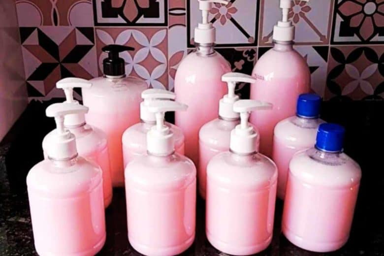 sabonete líquido caseiro econômico