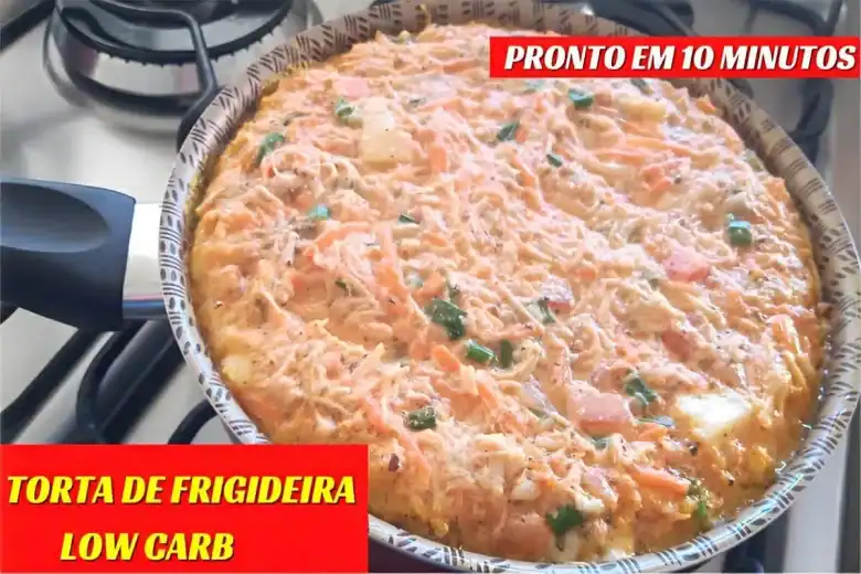 torta low carb para substituir o jantar e perder peso