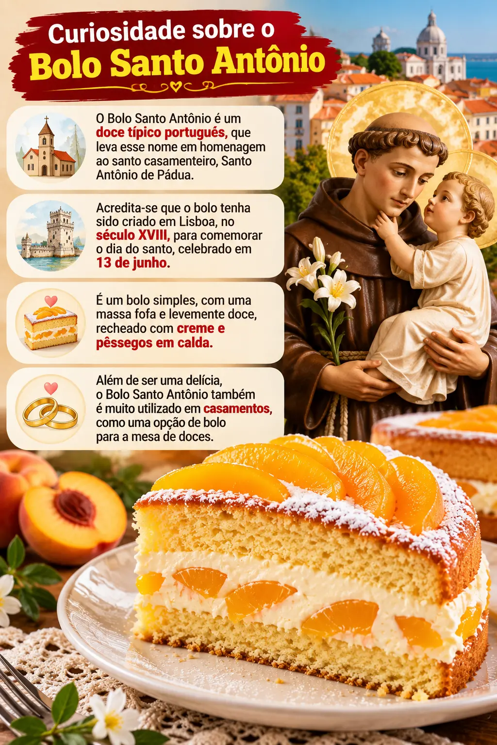 Bolo Santo Antônio curisidade