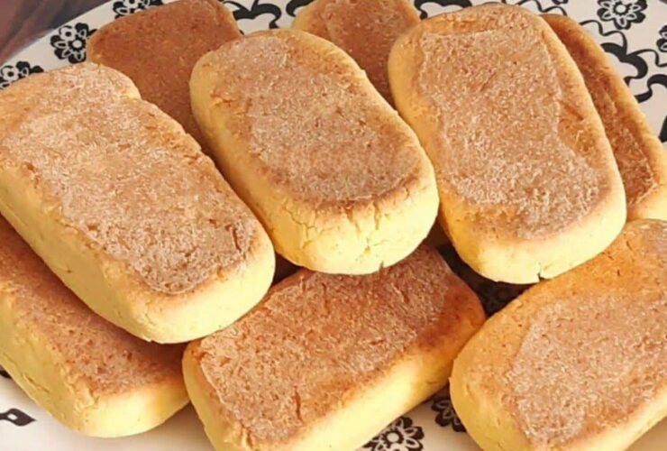 bolachinha de milho que derrete na boca