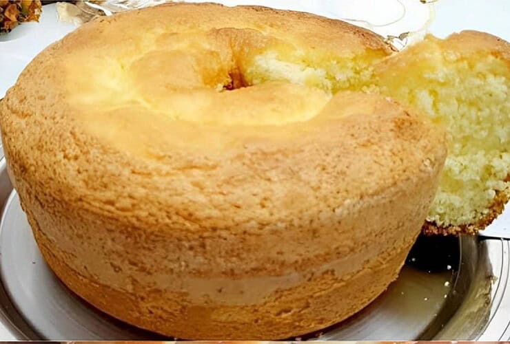 bolo de maisena bem fofinho