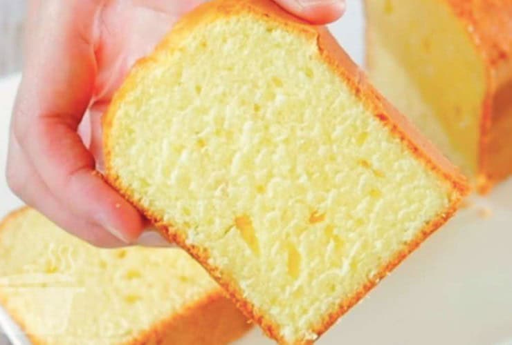 bolo de manteiga simples