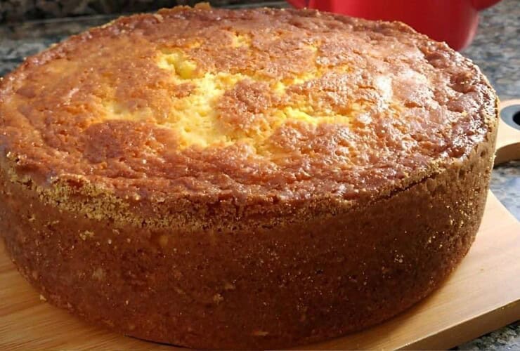bolo de milho sem farinha da vovó