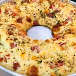 bolo salgado de liquidificador com arroz amanhecido