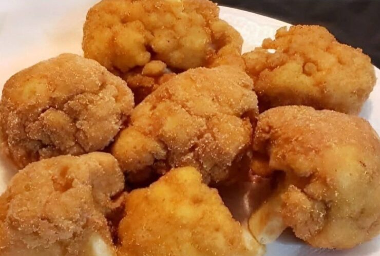 couve flor frita sequinha