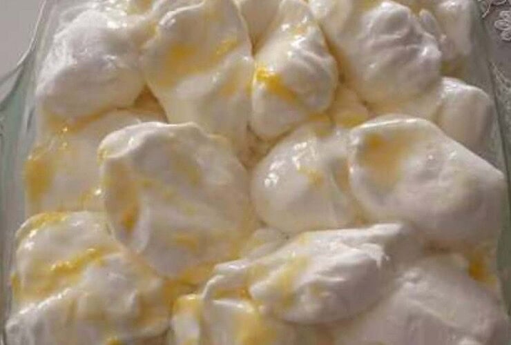 doce de ovos nevados