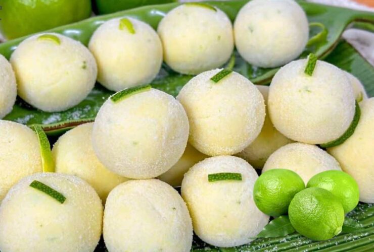 docinho de limão com 3 ingredientes