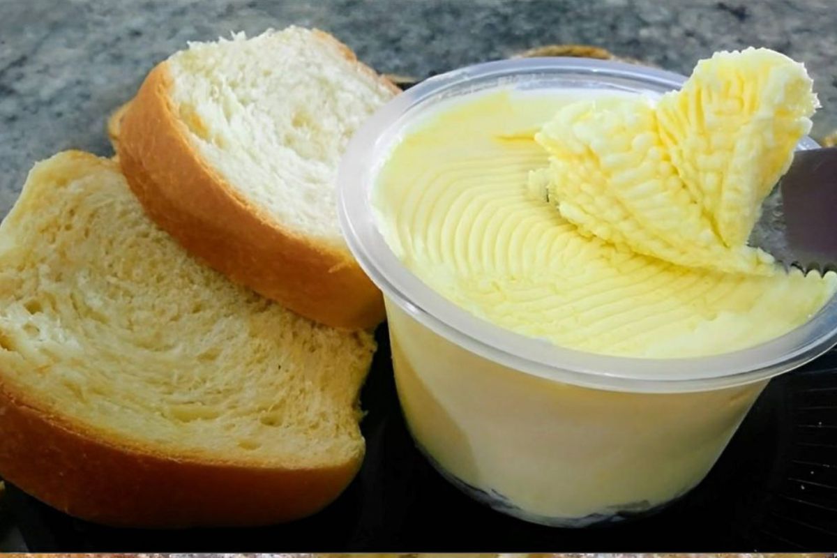 Manteiga caseira pronta em minutos