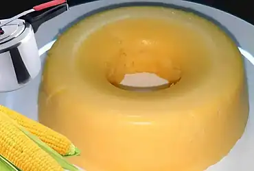 pamonha de forma feita na panela de pressão