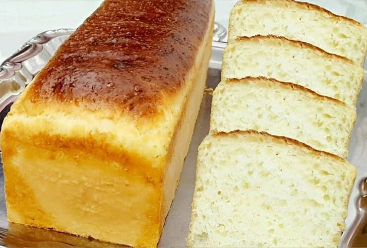 pão de massa mole de liquidificador