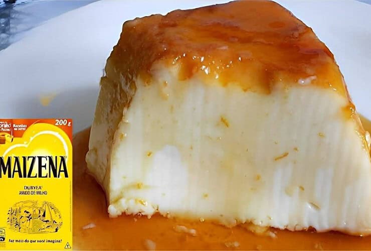 pudim de maizena