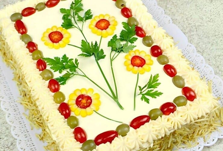 torta fria de frango com recheio cremoso