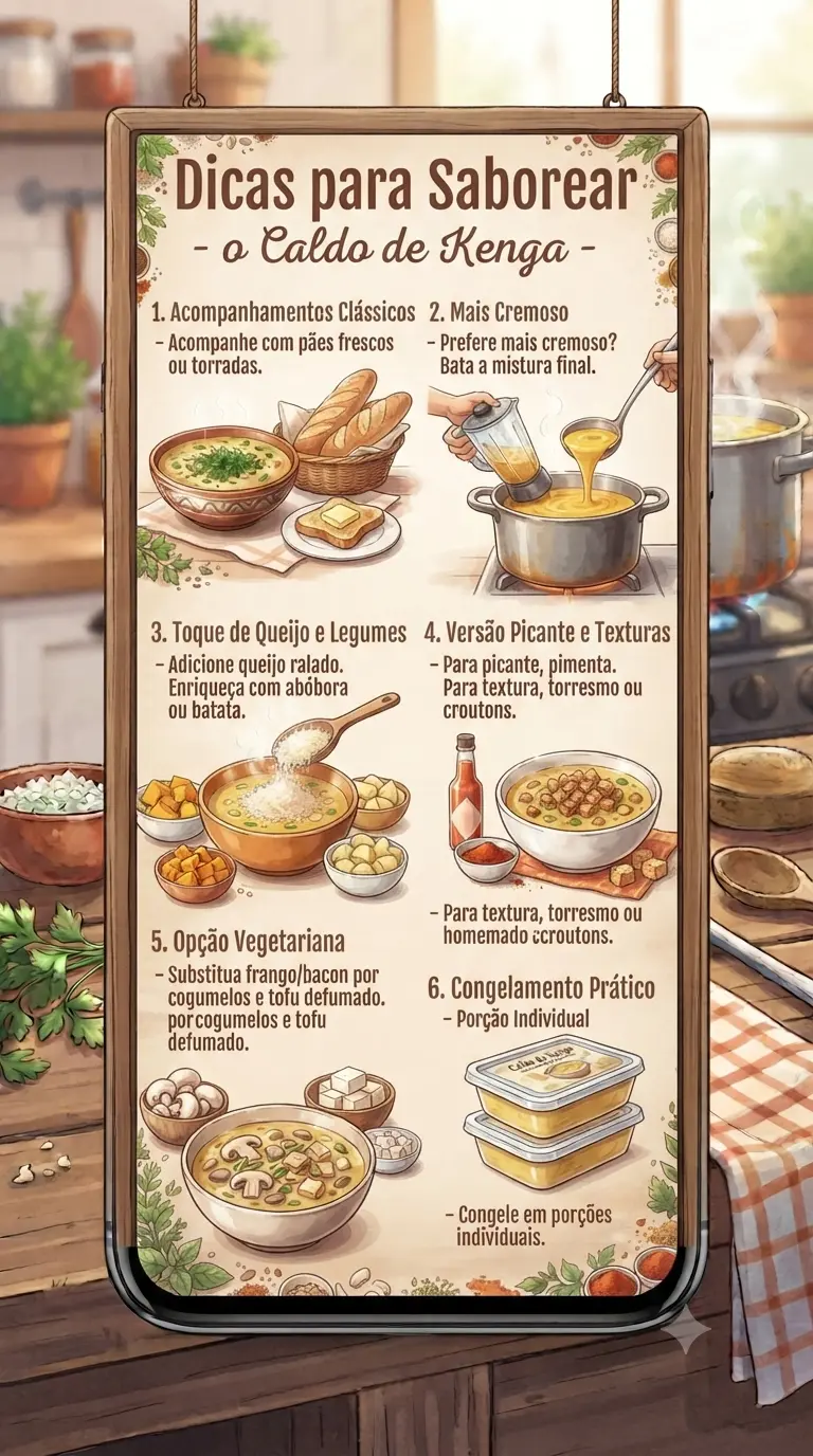 Dicas para Saborear o Caldo de Kenga