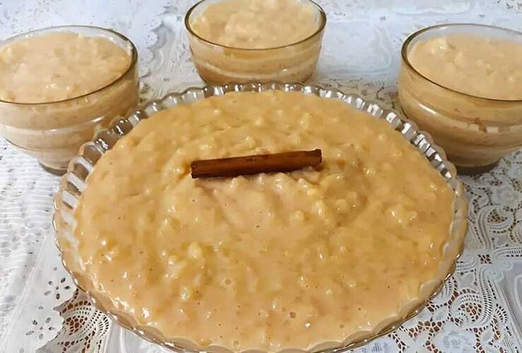 arroz doce moreninho