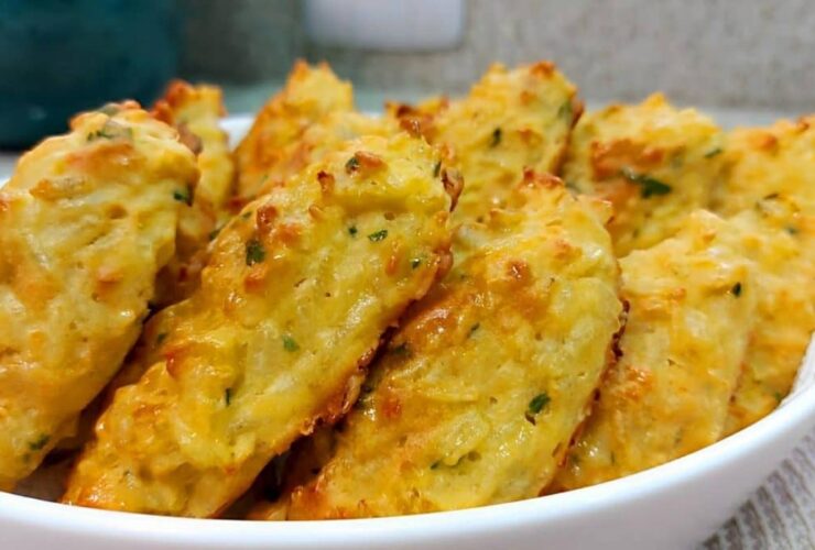 bolinho de arroz assado com creme de leite