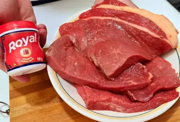 depois desse truque para amaciar carne nunca mais comi carne dura