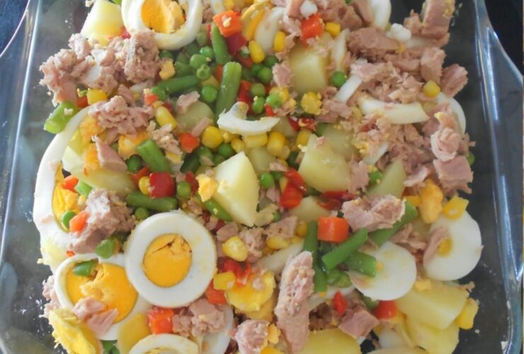 salada russa de 3 minutos