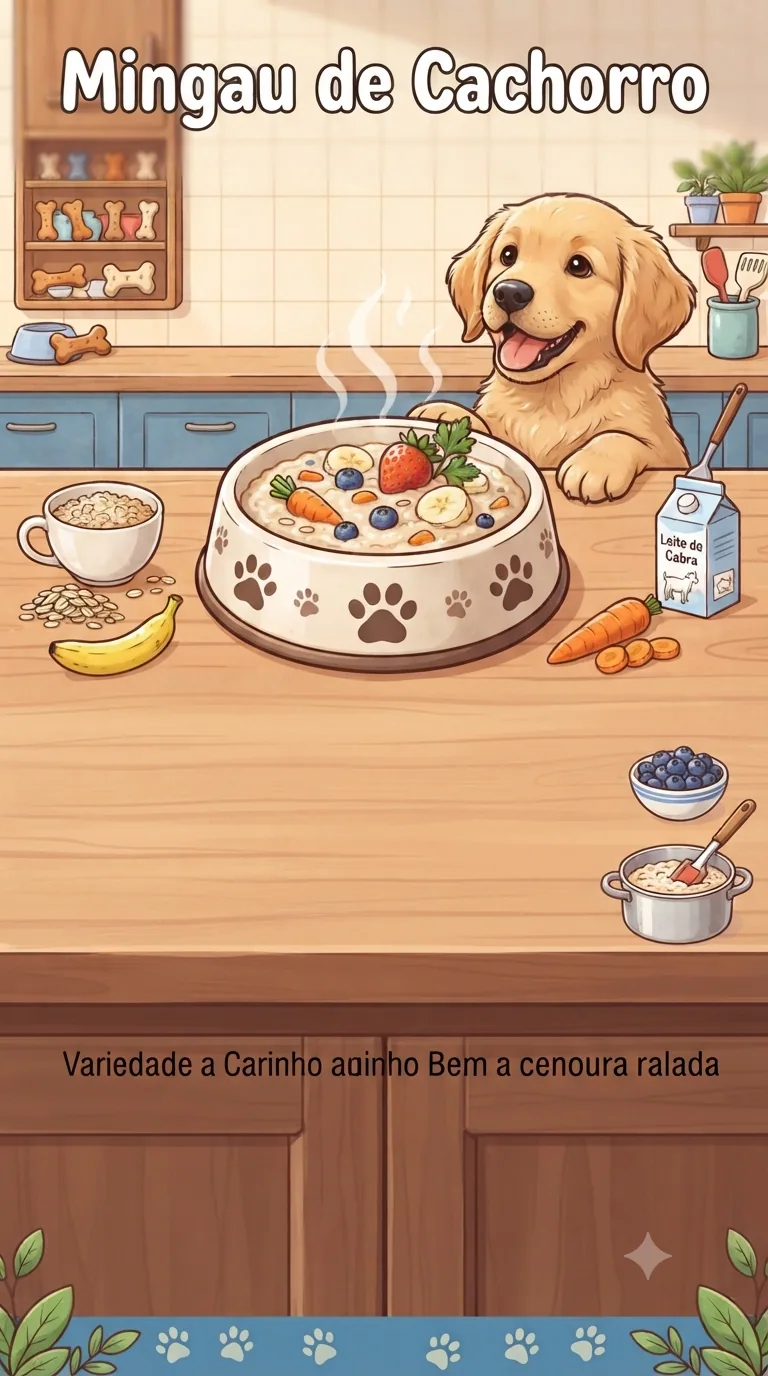 Mingau de Cachorro - Delícia Nutritiva para o seu Pet!