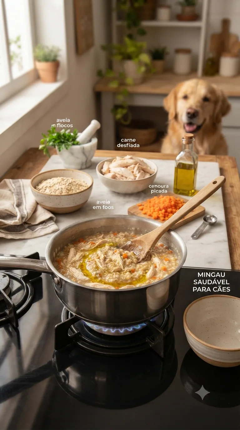 Modo de preparo Mingau de cachorro