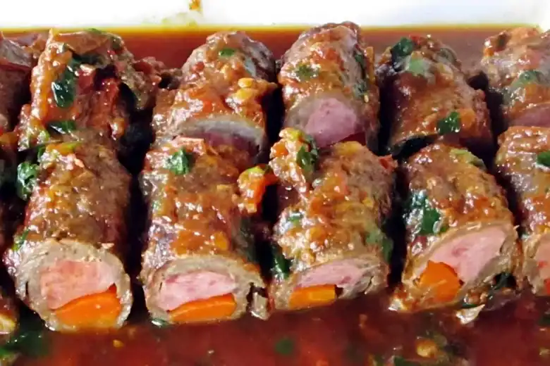 bife à rolê simples e delicioso