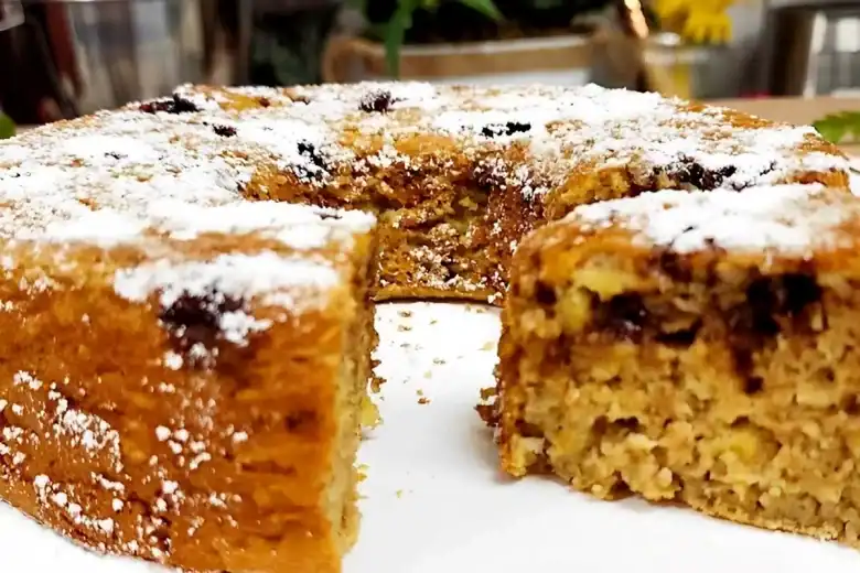 bolo de banana sem açúcar e sem farinha