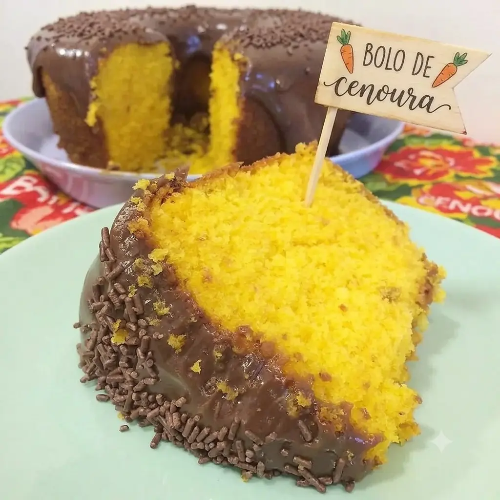 Bolo de Cenoura Fofinho