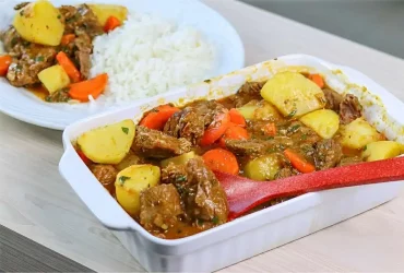 carne de panela com batata