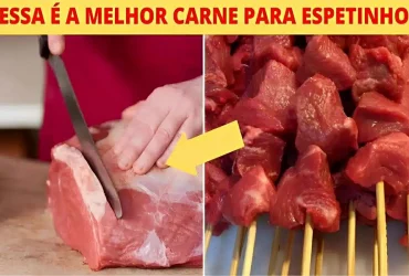 carne para fazer espetinho