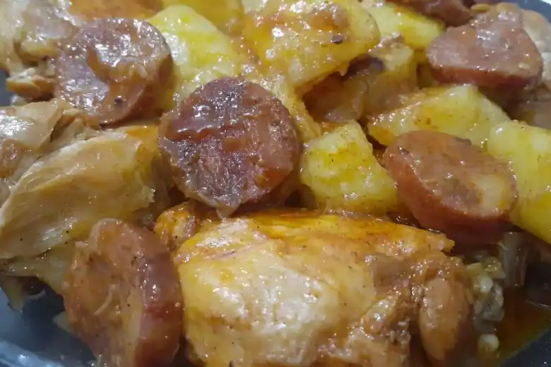 frango na panela de pressão