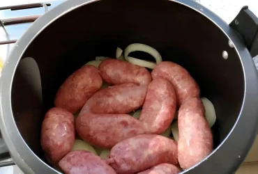 linguiça assada