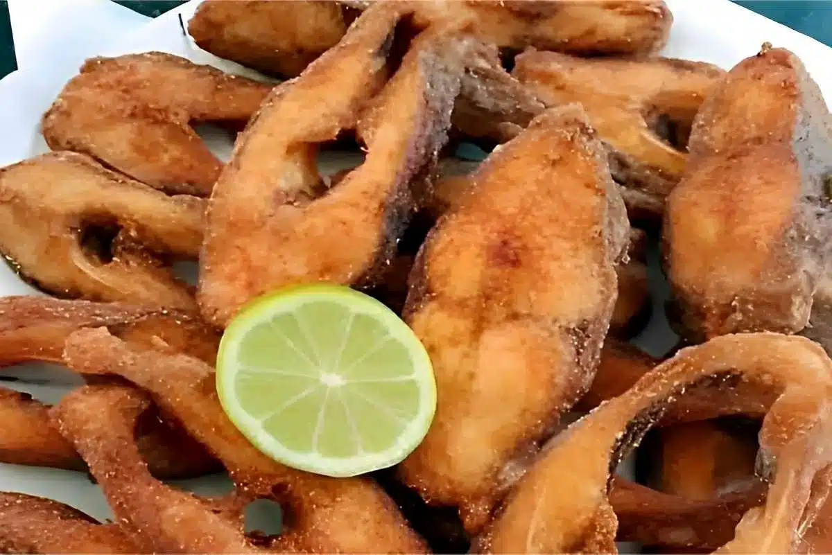 peixe frito de quiosque