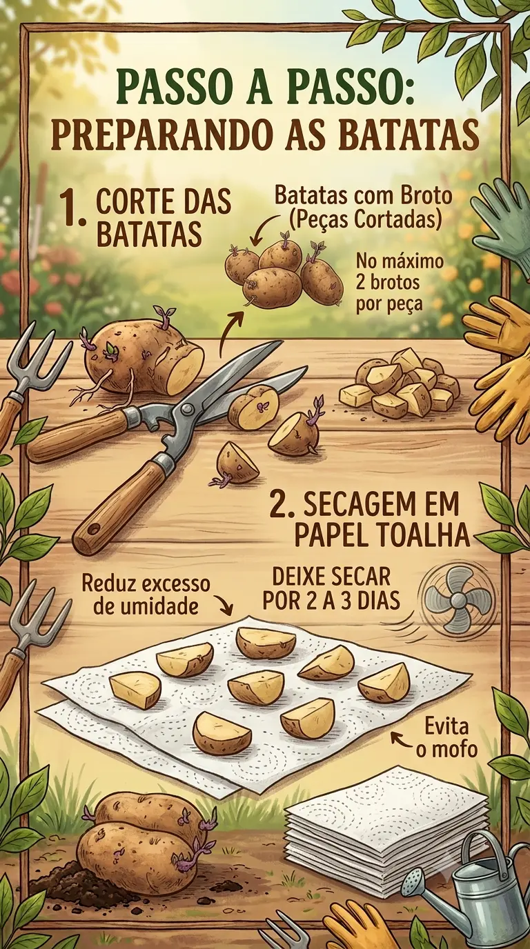 Preparando as Batatas