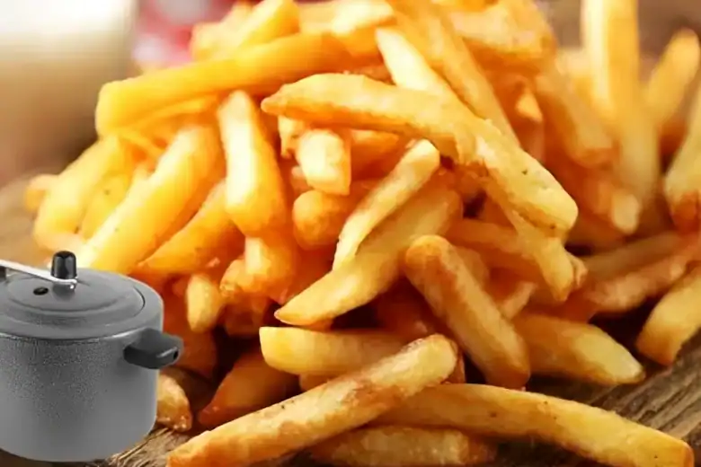 batata frita na panela de pressão
