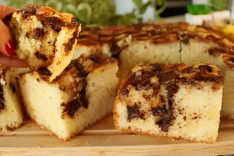 bolo de banana com chocolate