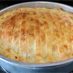 empadão com massa de pastel