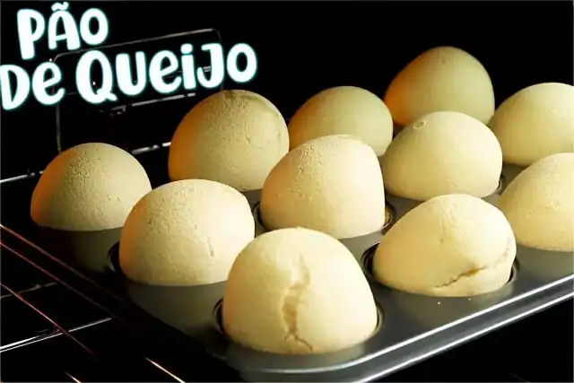 Pão de queijo cremoso no liquidificador