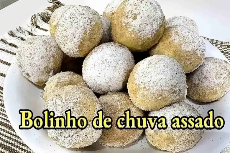 bolinho de chuva assado