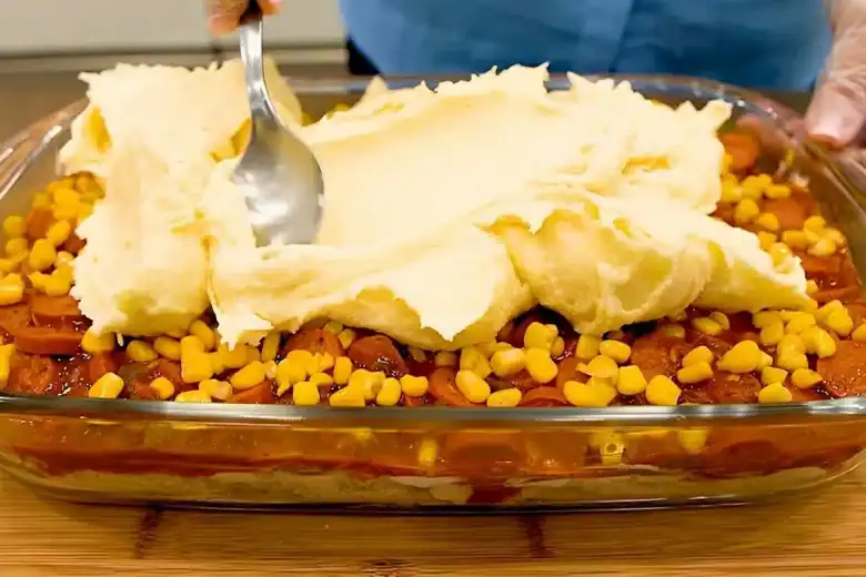 cachorro quente de forno