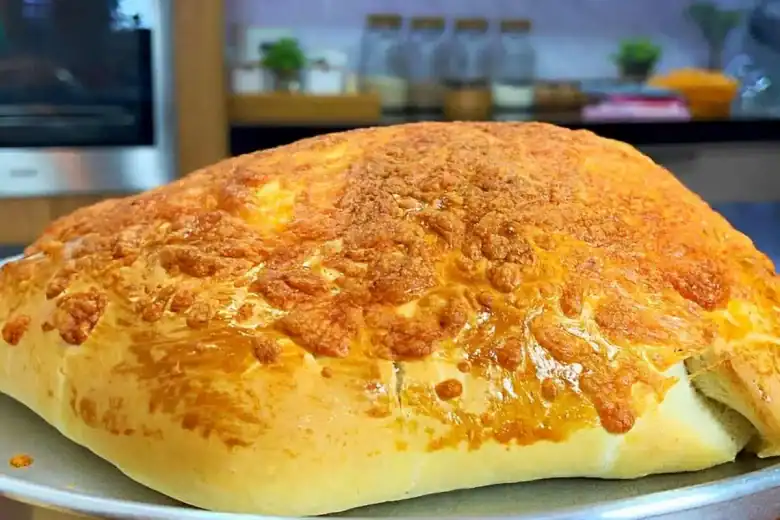 pão caseiro recheado